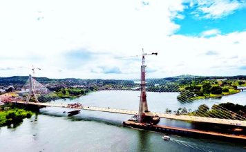 The second Nile Bridge is ready for use after going through static road tests The second Nile Bridge is ready for use after going through static road tests