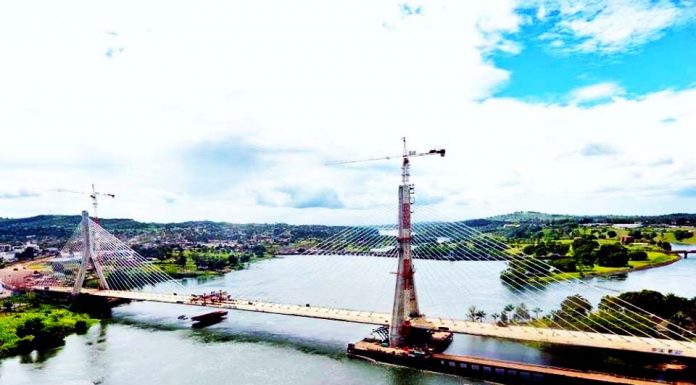 The second Nile Bridge is ready for use after going through static road tests The second Nile Bridge is ready for use after going through static road tests