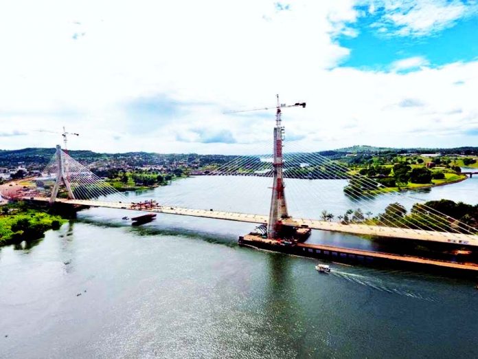 The second Nile Bridge is ready for use after going through static road tests