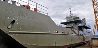MV Sigulu FerryConstruction in progress to connect Namayingo mainland - Lolwe and Sigulu islands